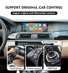 Wireless CarPlay Android Auto interface for BMW CIC