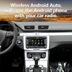 Wireless CarPlay Android Auto Interface for VW RCD510 Head Unit