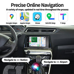 Wireless CarPlay Android Auto Interface for 2017-2018 Peugeot 308 / Citroën C4 7''