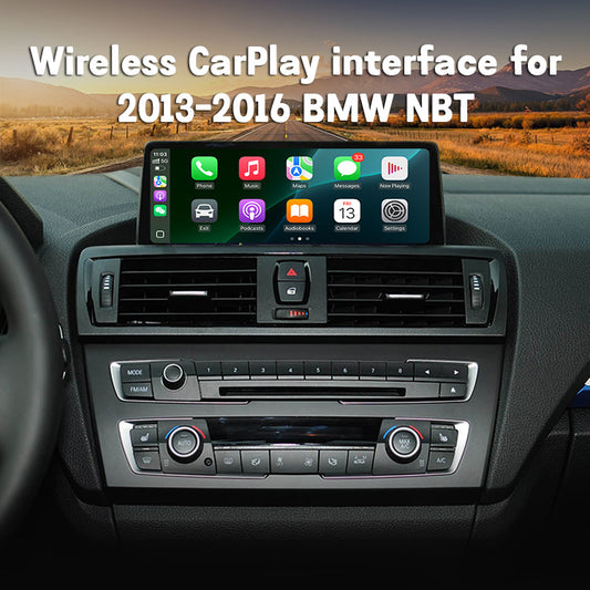 Wireless CarPlay Android Auto interface for BMW NBT
