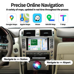 Wireless CarPlay Android Auto Interface for 2010-2013 Lexus GX