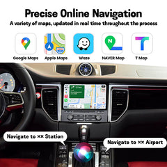 Wireless CarPlay Android Auto interface for Porsche PCM4.0