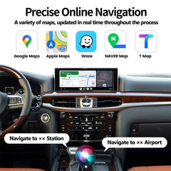 Wireless CarPlay Android Auto Interface for Lexus LX570