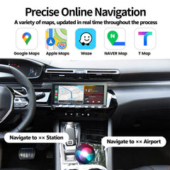 Wireless CarPlay Android Auto Interface for 2022 Peugeot 508 / 2008 (8'')