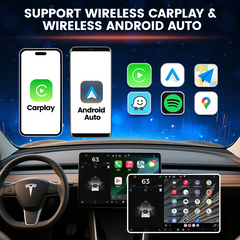Wireless CarPlay Android Auto interface for Tesla
