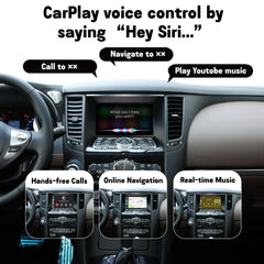 Wireless CarPlay Android Auto Interface for Infiniti 2012-2019