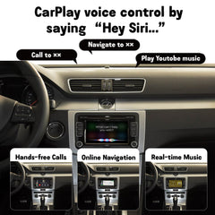 Wireless CarPlay Android Auto Interface for VW RNS315 Head Unit