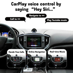 Wireless CarPlay Android Auto interface for Maserati Quattroporte Ghibli