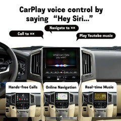 Wireless CarPlay Android Auto Interface for 2020 Toyota Land Cruiser LC300