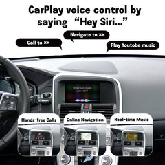 Wireless CarPlay Android Auto Interface for Volvo 7" 2012-2017