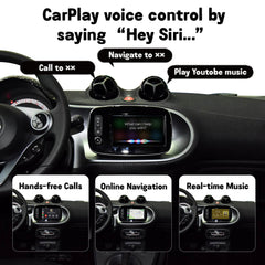 Wireless CarPlay Android Auto Interface for 2016 Mercedes-Benz Smart
