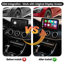 Wireless CarPlay Android Auto interface for Mercedes NTG5.0/5.2