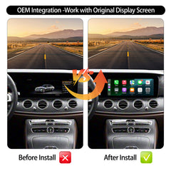 Wireless CarPlay Android Auto Interface for Mercedes-Benz E-Class