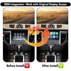 Wireless CarPlay Android Auto interface for Porsche PCM4.0