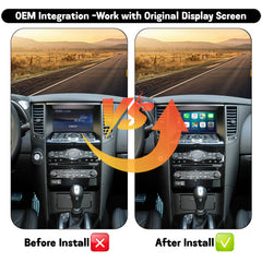 Wireless CarPlay Android Auto Interface for Infiniti 2013-2019