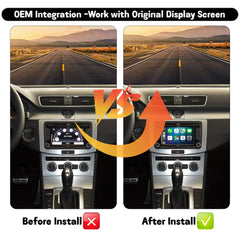 Wireless CarPlay Android Auto Interface for VW RNS315 Head Unit