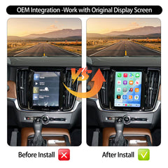 Wireless CarPlay Interface for Volvo 9-inch Vertical Screen (2017-2023 Models)
