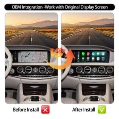 Wireless CarPlay Android Auto Interface for Mercedes-Benz S-Class (NTG5.0/5.1/5.2 Systems)