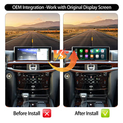 Wireless CarPlay Android Auto Interface for Lexus LX570