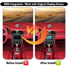 Wireless CarPlay Android Auto interface for Porsche PCM3.0