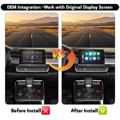 Wireless CarPlay Android Auto Interface for 2017-2018 Peugeot Citroën C5 8''