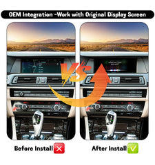 Wireless CarPlay Android Auto interface for BMW CIC