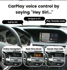 Wireless CarPlay Android Auto interface for Mercedes NTG4.5/4.7