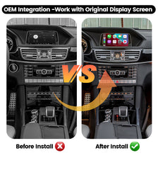Wireless CarPlay Android Auto interface for Mercedes NTG4.5/4.7