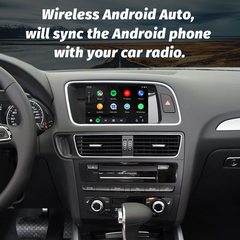 Wireless CarPlay Android Auto interface for Audi with MMI