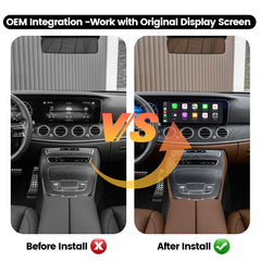 Wireless CarPlay Android Auto interface for Mercedes NTG5.5