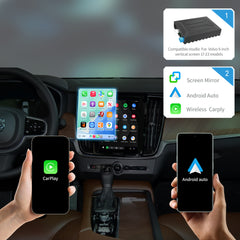 Wireless CarPlay Interface for Volvo 9-inch Vertical Screen (2017-2023 Models)