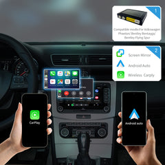 Wireless CarPlay Android Auto Interface for Volkswagen Phaeton/ Bentley Bentayga/ Bentley Flying Spur