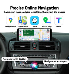Wireless CarPlay Android Auto interface for BMW NBT