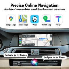 Wireless CarPlay Android Auto interface for BMW CIC