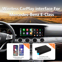 Wireless CarPlay Android Auto Interface for Mercedes-Benz E-Class