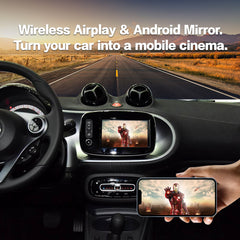 Wireless CarPlay Android Auto Interface for 2016 Mercedes-Benz Smart