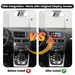 Wireless CarPlay Android Auto interface for Audi with MMI