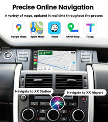 Wireless CarPlay Android Auto Interface for Land Rover&Jaguar Harman 8''