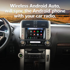 Wireless CarPlay Android Auto Interface for 2010-2013 Toyota Prado
