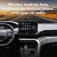 Wireless CarPlay Android Auto Interface for 2021-2023 Peugeot 4008 / DS7 / DS9 / Citroën C5 (10'')