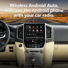Wireless CarPlay Android Auto Interface for 2020 Toyota Land Cruiser LC300