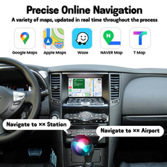 Wireless CarPlay Android Auto Interface for Infiniti 2013-2019