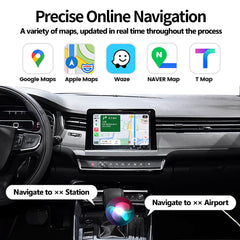 Wireless CarPlay Android Auto Interface for 2013-2016 Peugeot & Citroën