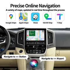 Wireless CarPlay Android Auto Interface for 2020 Toyota Land Cruiser LC300