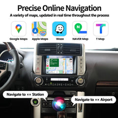 Wireless CarPlay Android Auto Interface for 2010-2013 Toyota Prado