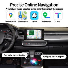 Wireless CarPlay Android Auto Interface for 2017-2018 Peugeot Citroën C5 8''