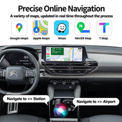 Wireless CarPlay Android Auto Interface for 2021 Citroën C5/C6 (8'')