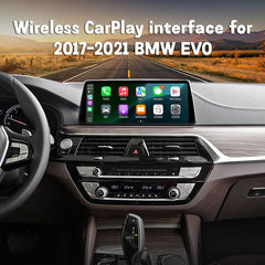 Wireless CarPlay Android Auto interface for BMW