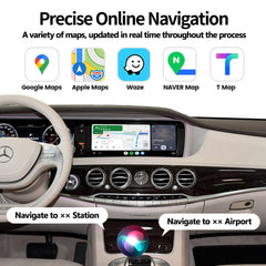 Wireless CarPlay Android Auto Interface for Mercedes-Benz S-Class (NTG5.0/5.1/5.2 Systems)