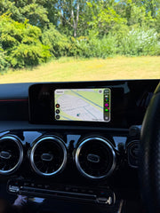 Wireless CarPlay Android Auto Interface for Mercedes Benz A W177 GLB GLA CLA Class 2019-2022 NTG6.0 MBUX OEM Upgrade with touch